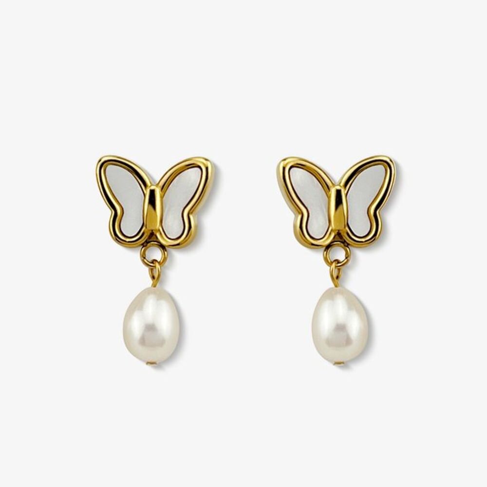 Shell Butterfly Earrings